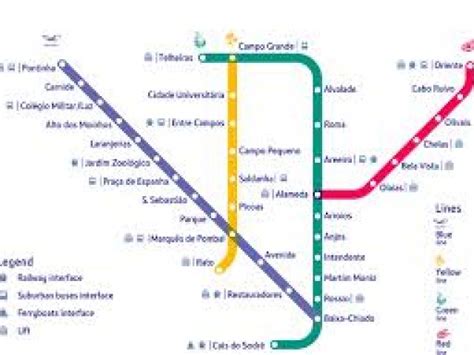 Quali Sono Linee Metropolitana Lisbona Viaggiamo