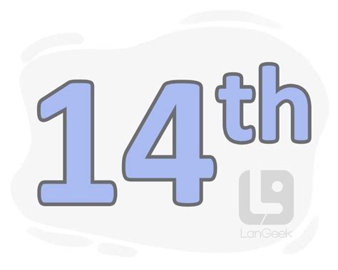 definition meaning  fourteenth langeek