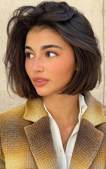 43 Structured Sophistication Bob Haircut Ideas Brunette Soft Bob Thick Hair