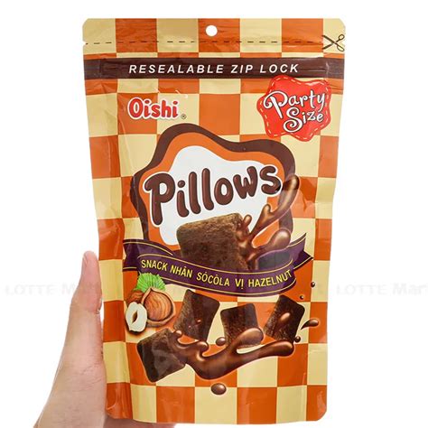 Snack Nhân Socola Vị Hazelnut Pillows Gói 85g