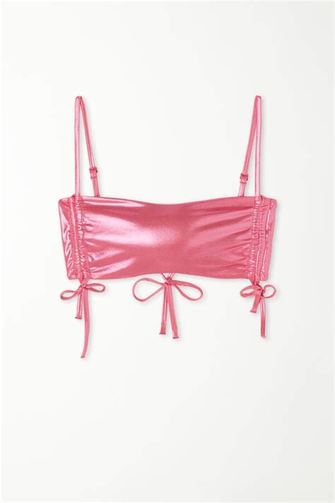 Liquid Metal Bikinioberteil Mit Herausnehmbarer Polsterung Tanktop Bikini Damen Tezenis