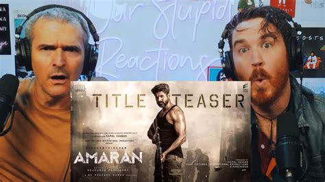 Amaran Teaser Ulaganayagan Kamal Haasan Sivakarthikeyan Reaction