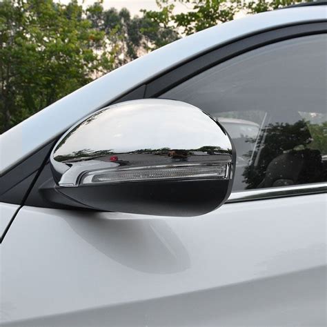 Abs Chrome Rearview Side Wing Mirror Cover For Hyundai Tucson Tl