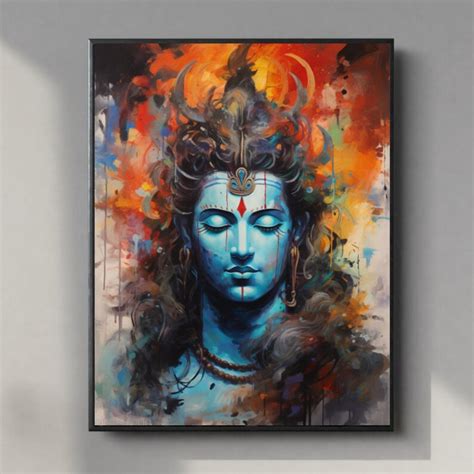 Lord Shiva Wall Art Hindu God Lord Shiva Print Shiva Shiva - Etsy