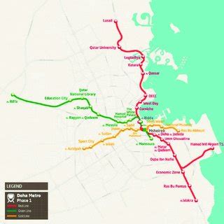 Qatar Metro Station -conceptually linked to key destinations Source ...