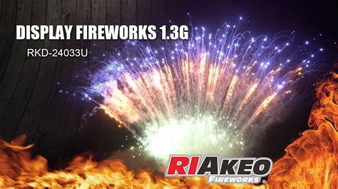 DISPLAY FIREWORKS 130 Shots RKD 24033U RIAKEO FIREWORKS YouTube