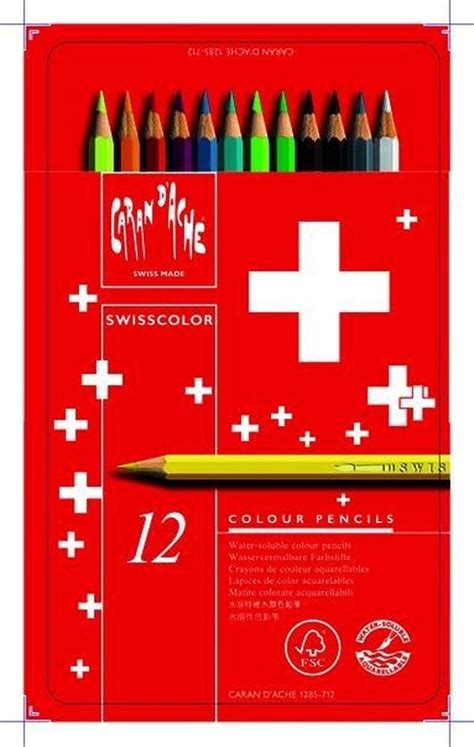 Kleurpotloden Caran DÁche Swisscolor Bol