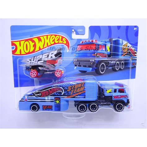 Jual Hot Wheels Super Rigs Track Stars Stuntin Semi Shopee Indonesia