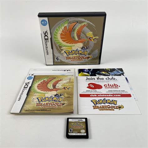 Pokemon Heartgold Version Nintendo Ds Complete Cib Authentic