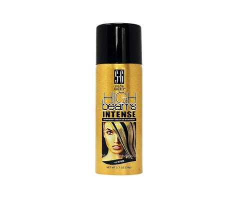 High Ridge Beams Intense Temporary Spray On Hair Color 20 Black Aerosol 2 7oz Store