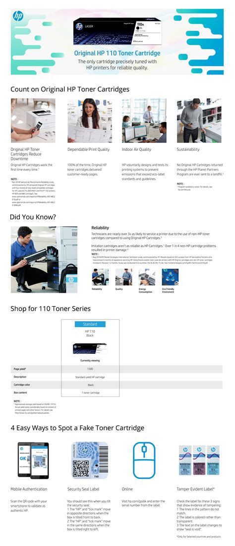 HP 110A Black Original Laser Toner Cartridge | HP Online Store