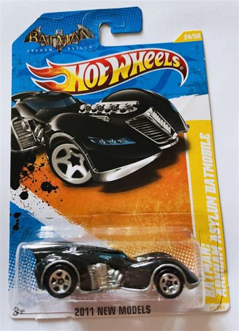 Hot Wheels New Models Batman Arkham Asylum Batmobile Short Card Hw Premiere