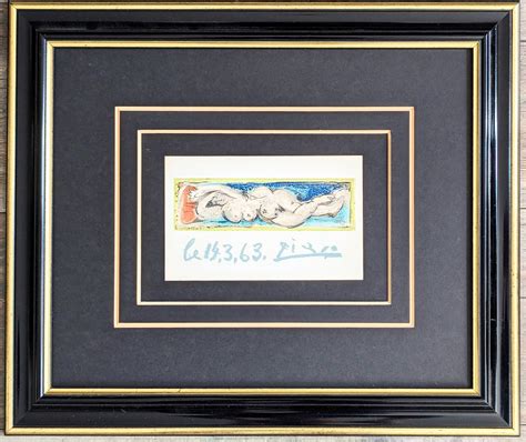 Pablo Picasso The Nude Lithograph Framed For Sale At Pamono