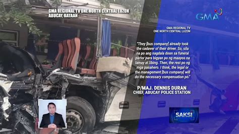 Tatlo Patay Higit 30 Sugatan Sa Salpukan Ng Bus At Oil Tanker Saksi