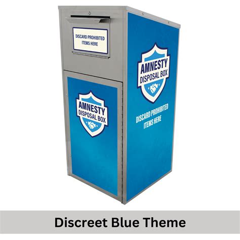 Large Amnesty Drop Box 46 Gallon Stainless Steel 810 American