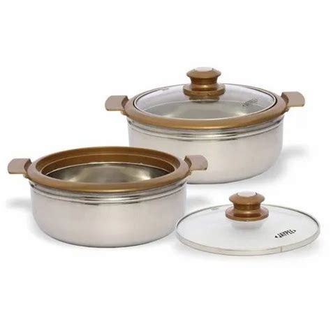 King International Silver Thermo Hot Pot Insulated Casserole Keeps Food Warm For Home Capacity