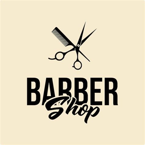 Premium Vector Barber Shop Vintage Logo Vector Illustration Template