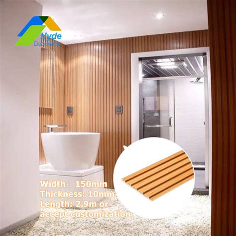 Interior Grille Wood Plastic Composite Wpc Ceiling Decorative Panel