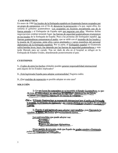 2pp DIP casos Resueltos CASO PRÁCTICO En enero de 1980 los locales de