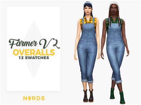 The Sims Resource Farmer Overalls V2