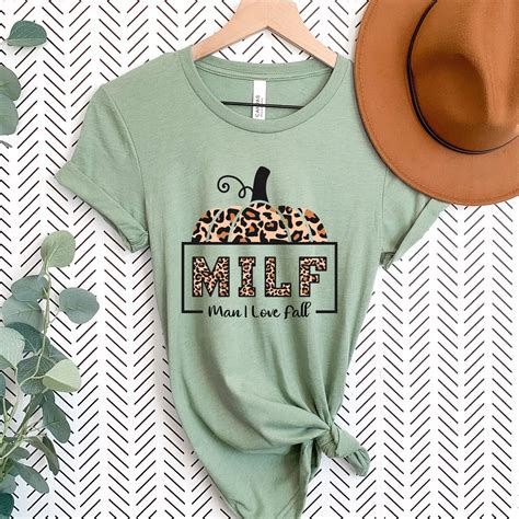 MILF Man I Love Fall DTF Transfers Ready To Press T Shirt Etsy