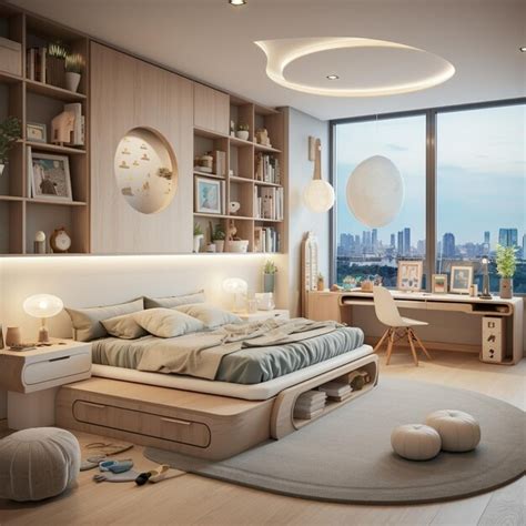 Premium AI Image | The modern minimalist style bedroom