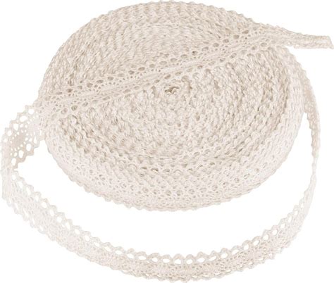 M Vintage Selbstklebende Spitzenband Borte Creme Ivory Mm Breit Aus