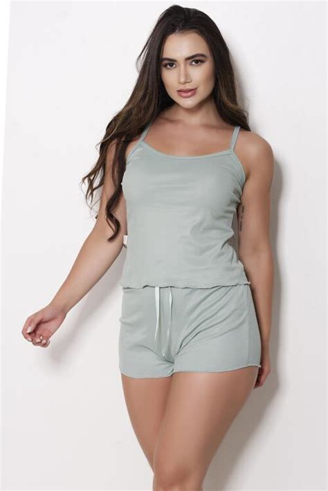 Comprar Baby Doll Canelado Eliane Lingerie