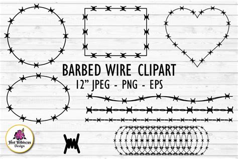 Barbed Wire Clipart | Barbed Wire Border | Barbed Wire PNG