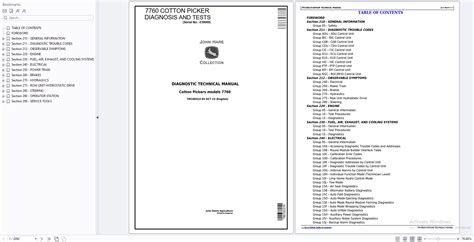 New John Deere 7760 Cotton Picker Diagnostic Ant Tests Technical