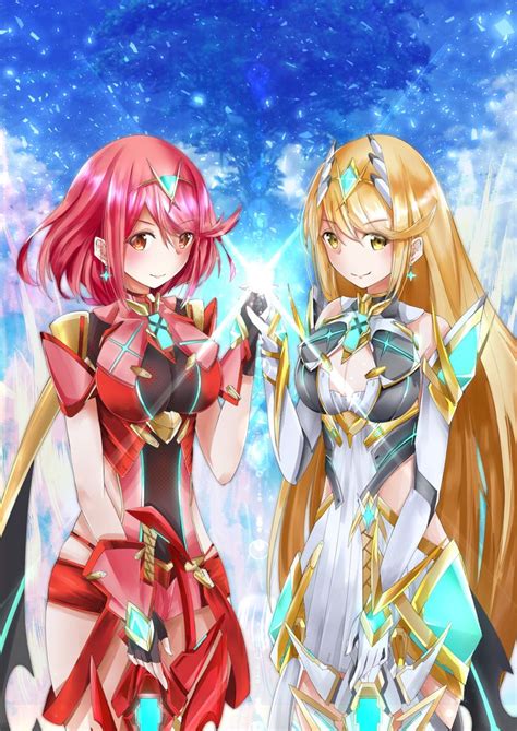 Pyra And Mythra Xenoblade Chronicles 2 Xenoblade Chronicles Pyra