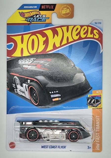 Hot Wheels West Coast Flyer Black Hw Fast Transit Walmart