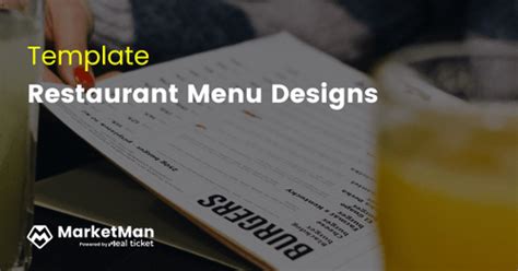 Restaurant Menu Design Best Practices To Drive Sales Marketman