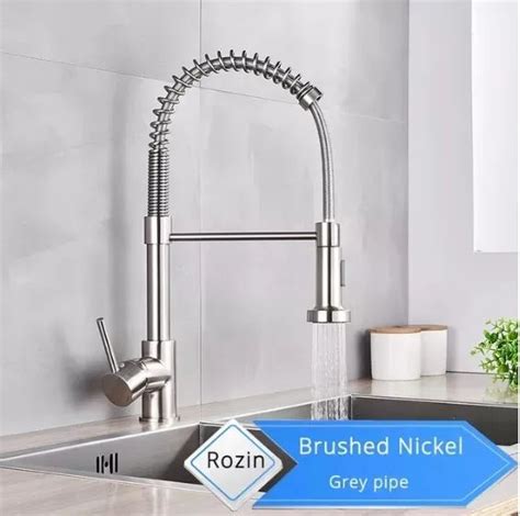 Kitchen Faucet Stainless Sink Faucet Stainless Flexible Hot And Cold Universal Pull Out In