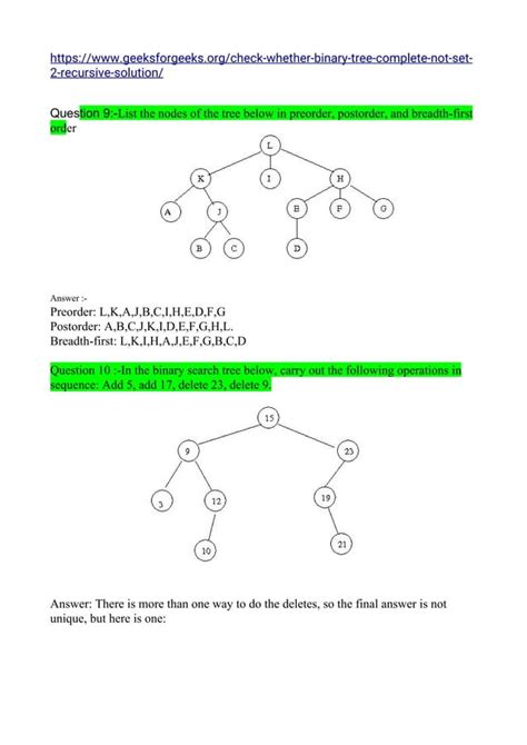 Dsa Data Structure And Algorithm Questions Pdf