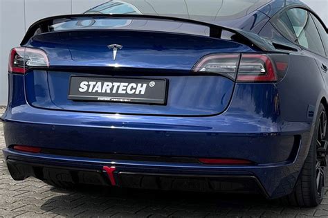 Brabus Startech Tesla Model 3 Rear Bumper Ev Sportline The Leader