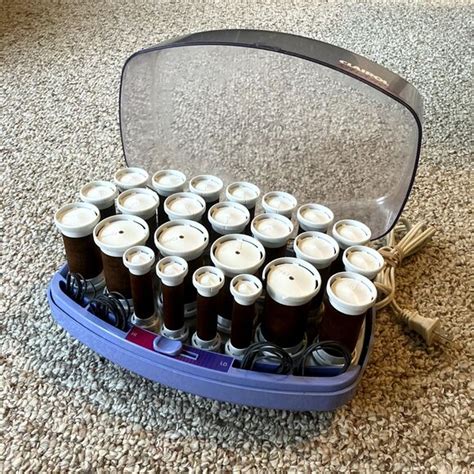 Clairol Hair Vintage Clairol Kindness Velvet Flocked Hot Rollers