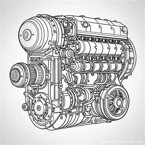 Engine Top Down View Stable Diffusion Online