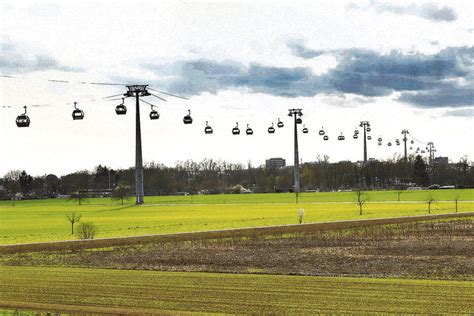 Bundesgartenschau Mannheim Seilbahn Fahrt eröffnet faszinierenden