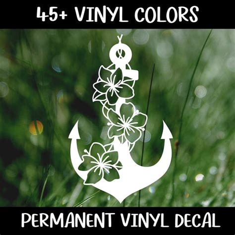 Anchor Yeti Decal Etsy