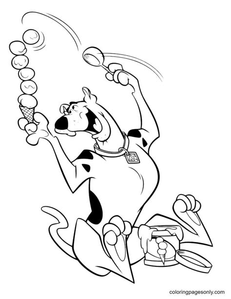 Scooby Snacks Coloring Pages