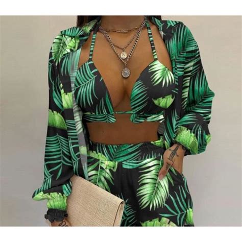 Bikini swimsuit Maillot de bain imprimé Floral pour ensemble FRGG1 1 Cdiscount Prêt à Porter