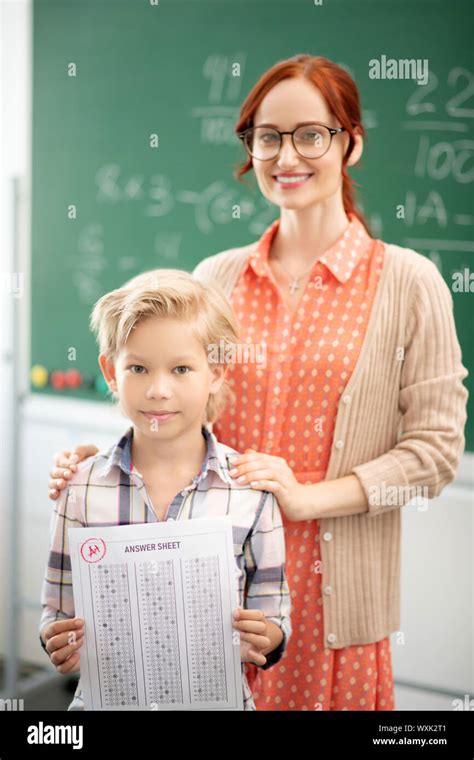 Blonde Teacher Classroom Hi Res Stock Photography And Images Alamy