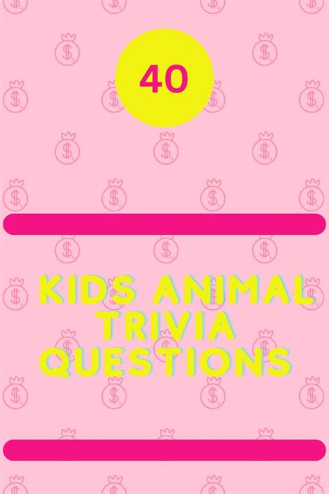 40 Kids Animal Trivia Questions Triviait