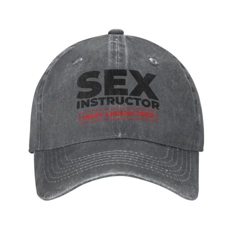 Classic Cotton Sex Instructor Baseball Cap For Men Women Personalized