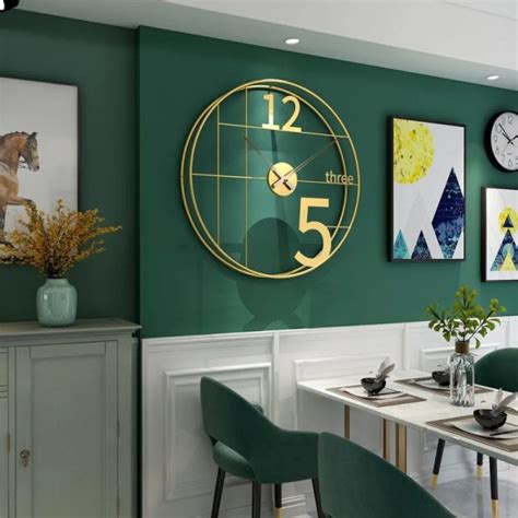 Gold Wall Clock | AenZay Homes