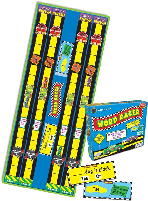 Word Racer Game - TCR7811 | Teacher Created Resources