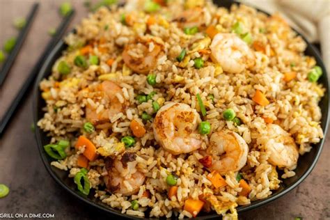 Blackstone Shrimp Fried Rice Recipe Grillonadime