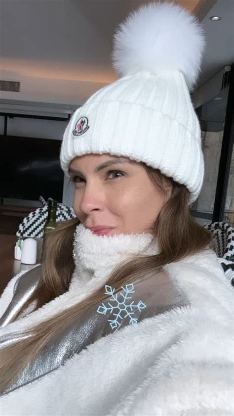 Barby Franco Joins The Most Iconic Winter Fashion The Accessory That