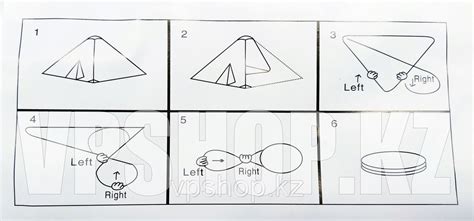 Как собрать детскую игровую палатку в круглый чехол схема видео ...